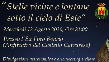 Stelle vicine e lontane sotto il cielo di Este