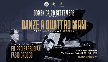 Danze a quattro mani — concerto del duo pianistico Filippo Barbugian e Fabio Crocco